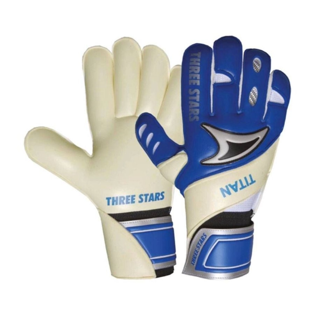 Luva de Goleiro de Futebol de Campo Adulto Three Stars Titan 42