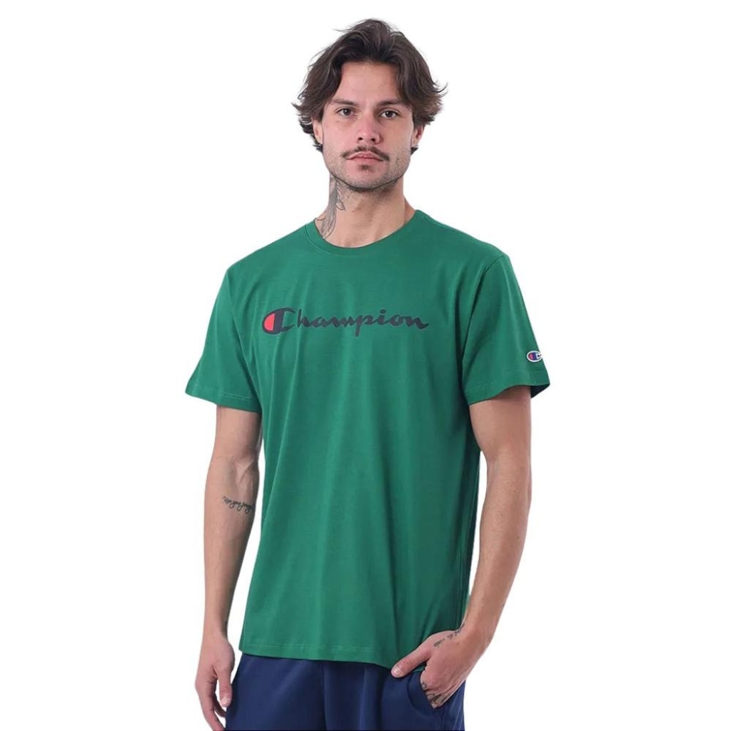Imagem 2 do produto Camiseta Masculina Champion Mc Logo Script Ink