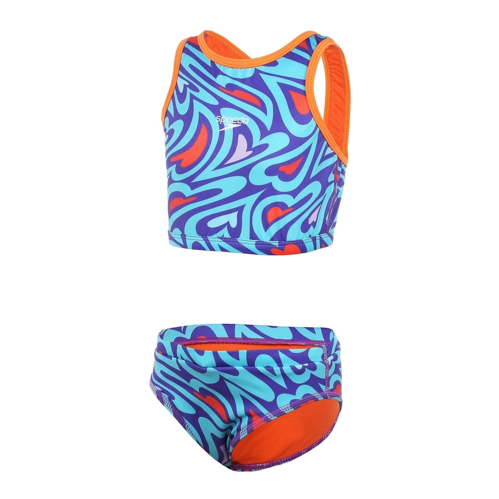 Imagem 5 do produto Biquini Cropped Infantil Speedo Little Hearts