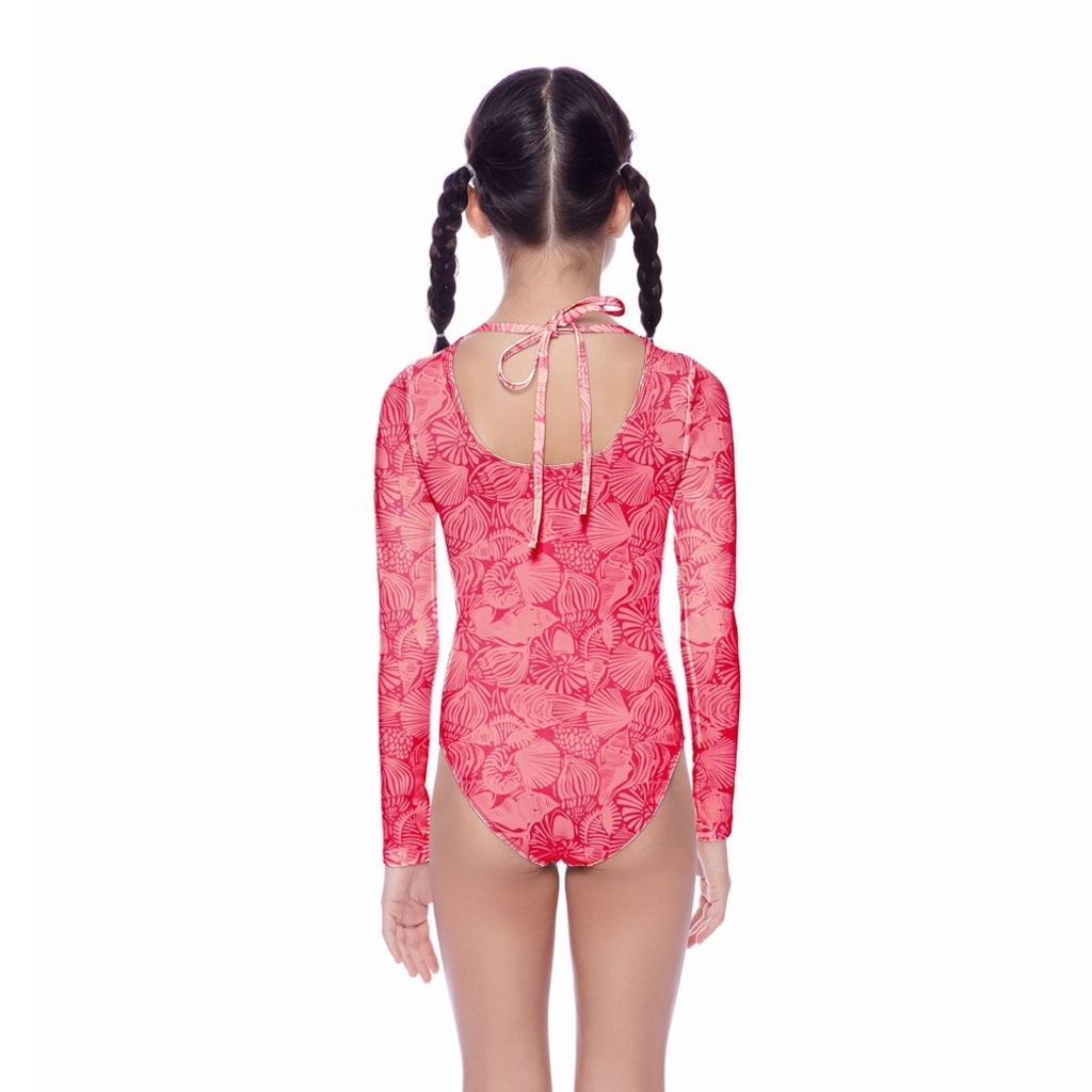 Imagem 2 do produto Maiô Infantil Speedo Manga Longa Tropical Sea