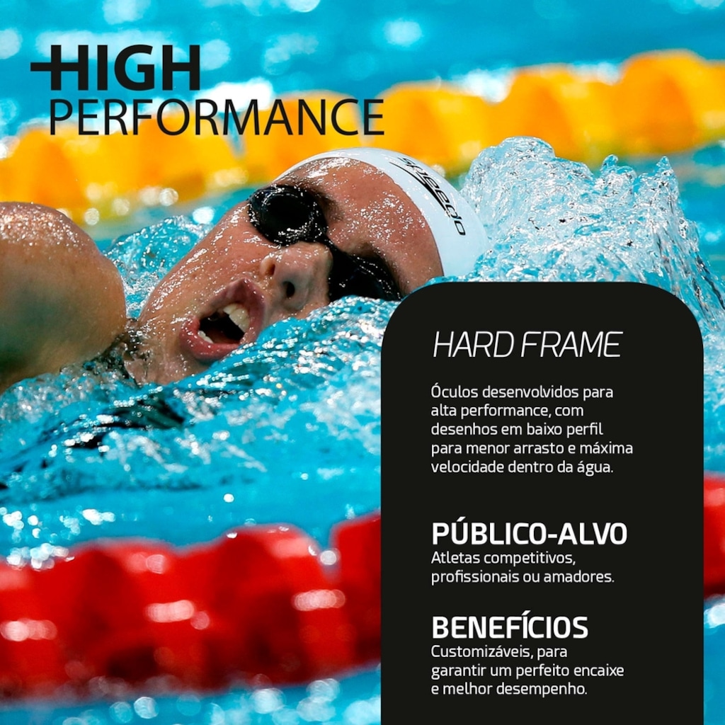 Imagem 5 do produto Touca de Natação Competitiva Adulto Speedo Fastshark