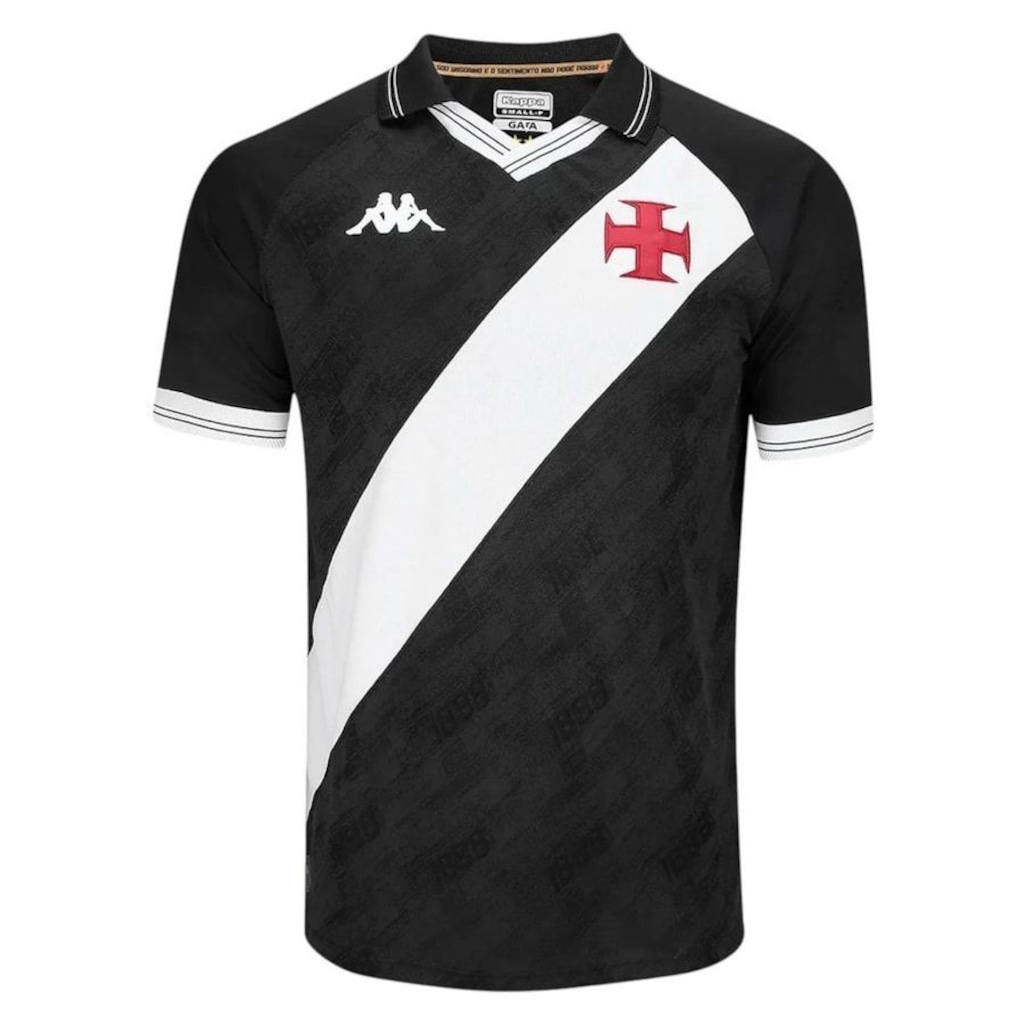 Camisa do Vasco da Gama I 25/26 Torcedor Kappa Masculina