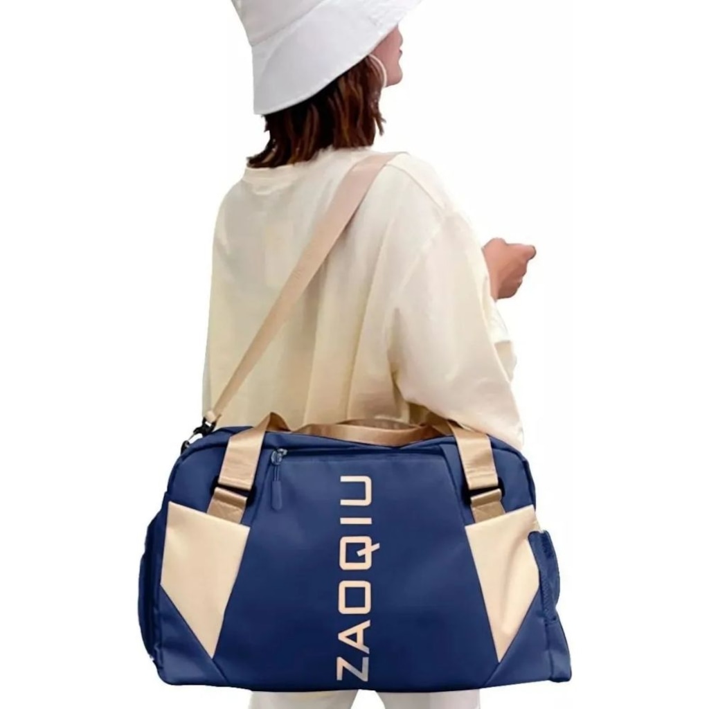 Imagem 4 do produto Bolsa Mala Grande com alça DK Academia Esportiva Porta Sapatos