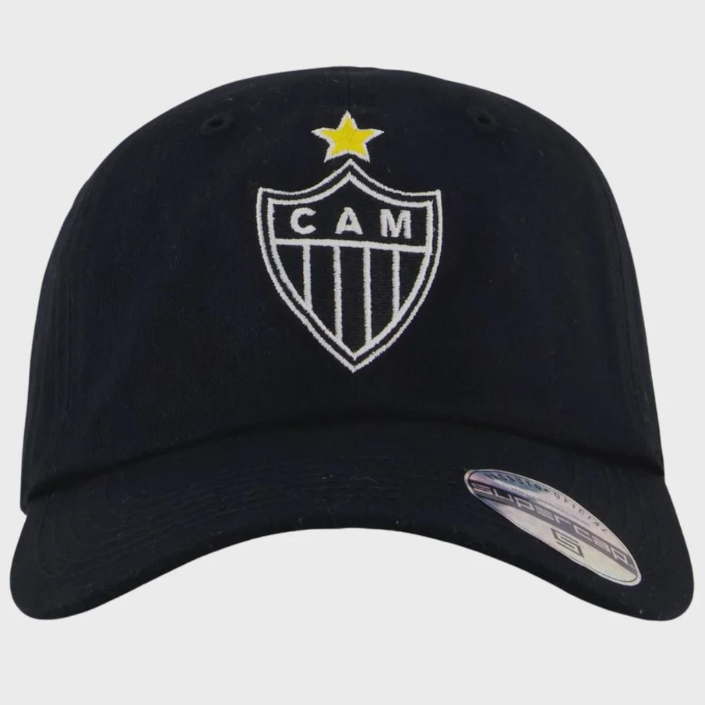 Boné Masculino Supercap Atletico Mineiro Bordado Frontal