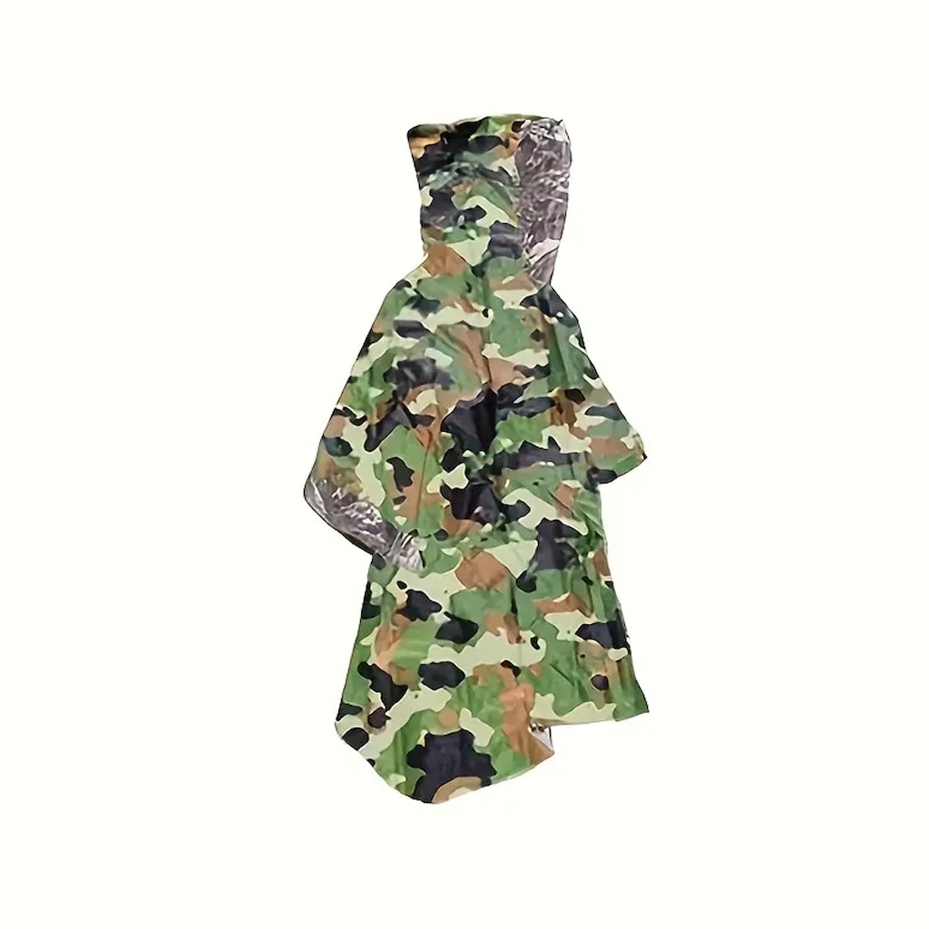 Casaco Esportivo Gold Sports Térmico de Emergência Anti Chuva Camuflada