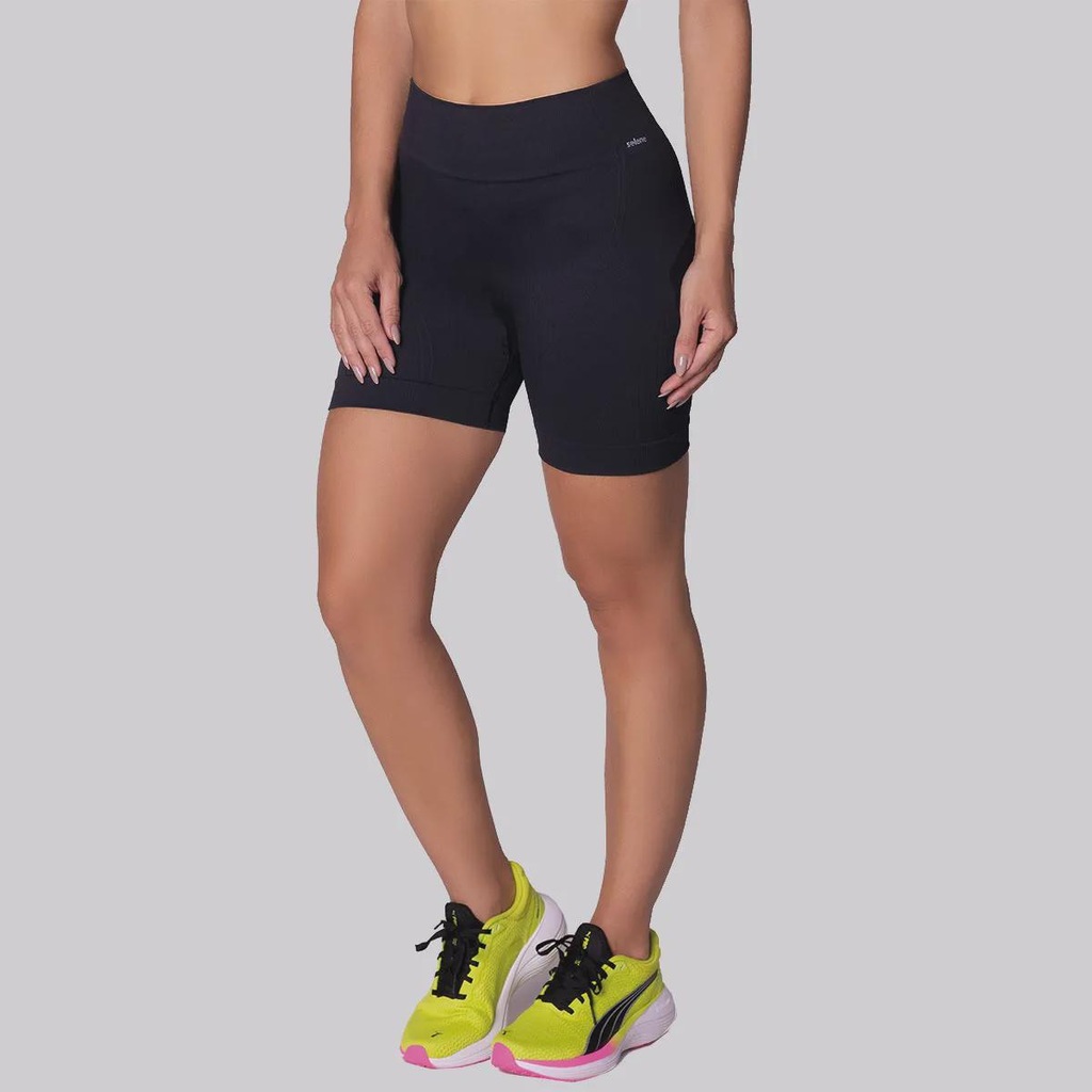 Shorts Canelado Selene Sem Costura Feminino