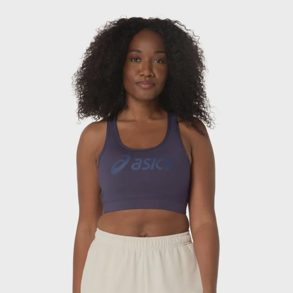 Top Asics Essential Logo Com Bojo Feminino