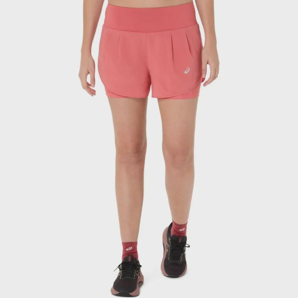 Shorts Asics Road 2-N-1 3.5In Feminino