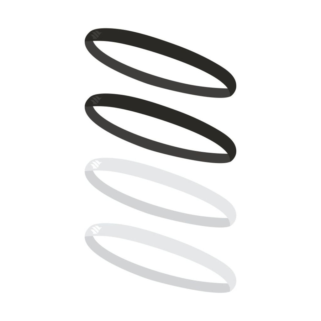 Faixa de Cabelo com Silicone Sportbr - 4 unidades