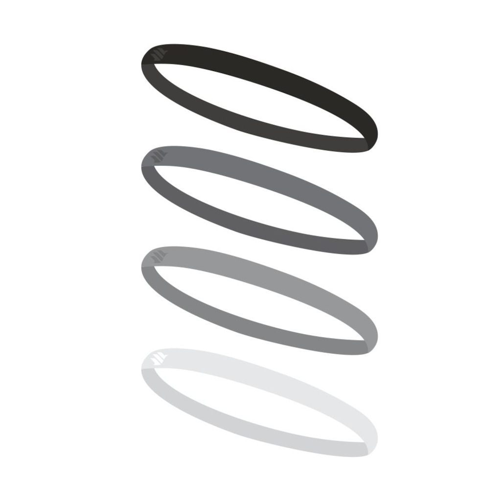 Faixa de Cabelo com Silicone Sportbr - 4 unidades