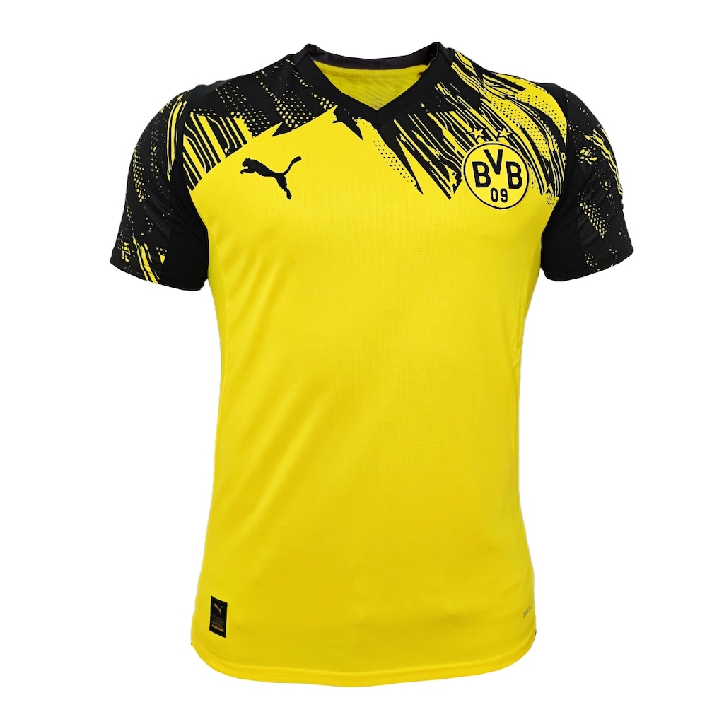 Camisa do Borussia Dortmund Puma 25/26 Uniforme 1 Torcedor Masculina