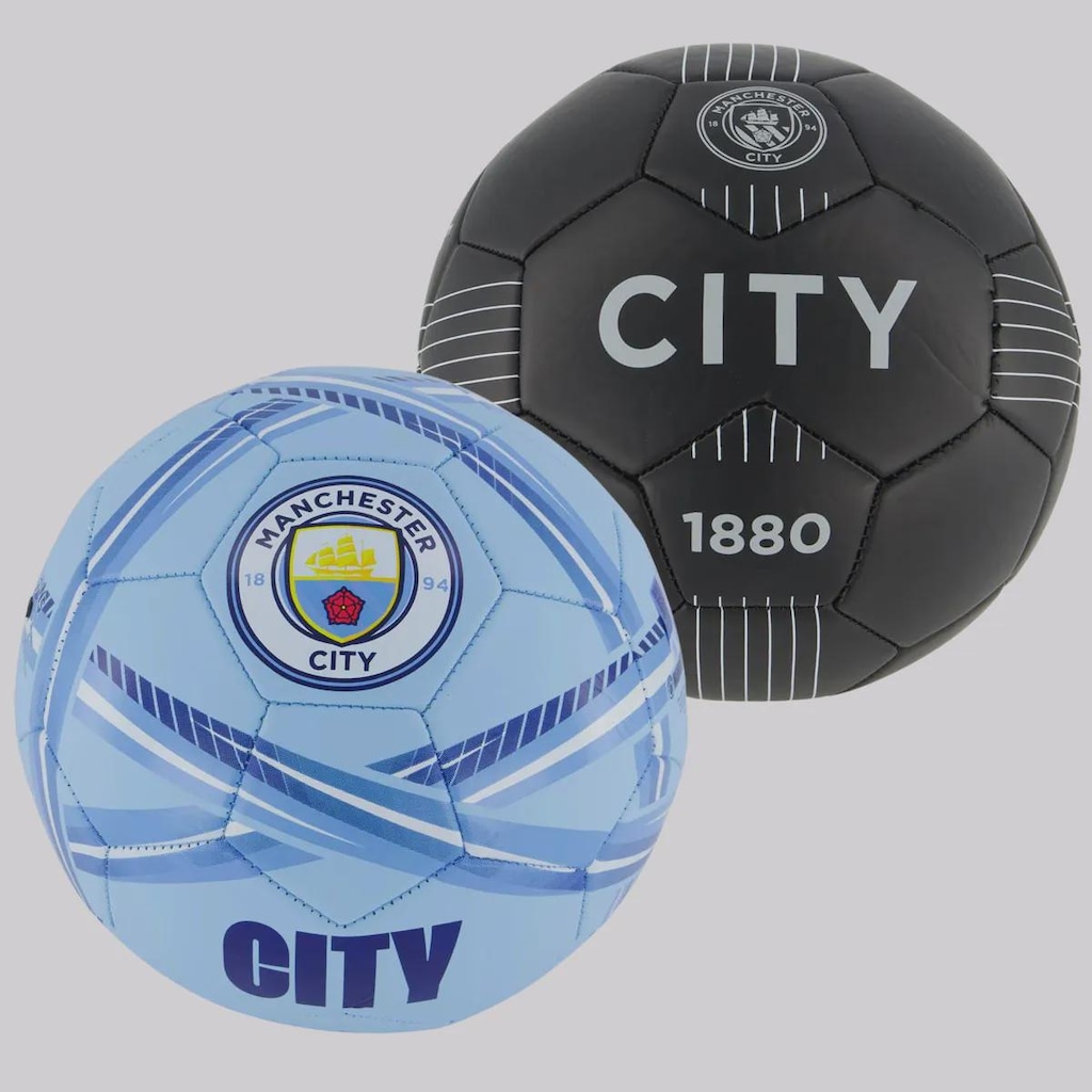Bola de Campo Manchester City com 2 Bolas