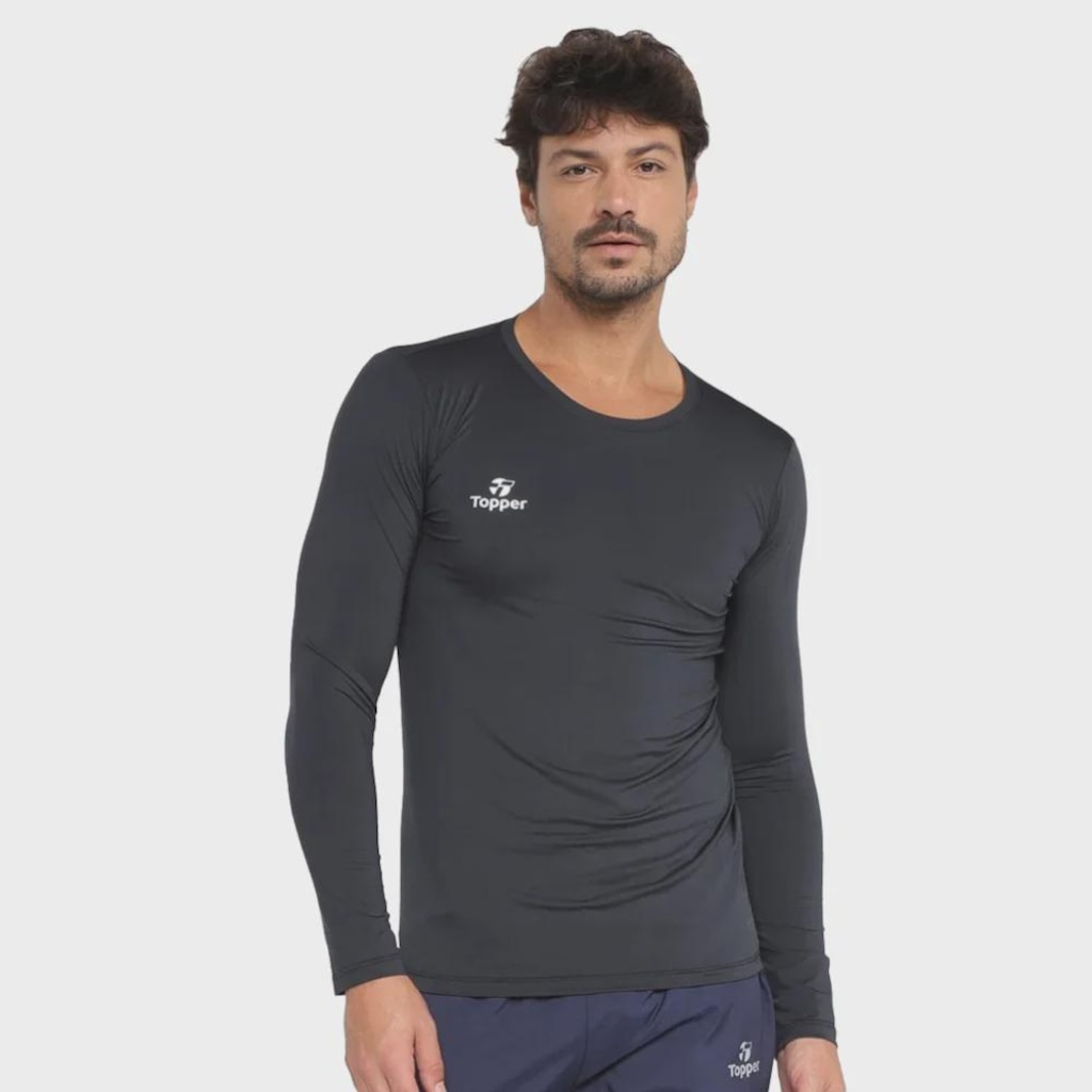 Camisa Térmica Unissex Topper Manga Longa Classic New