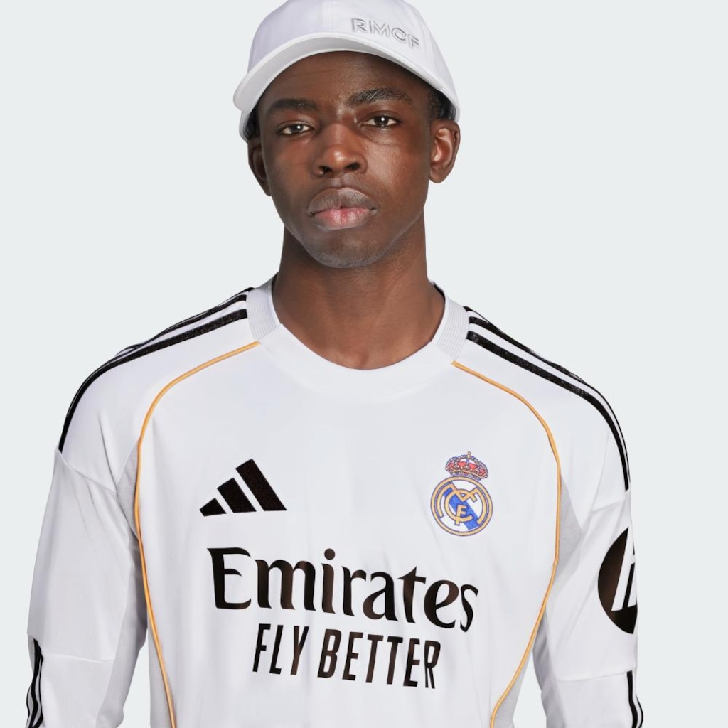 Imagem 5 do produto Camisa I Real Madrid 25/26 Manga Longa Masculina Adidas