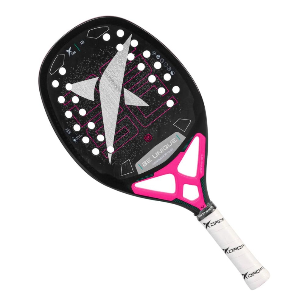 Raquete de Beach Tennis Drop Shot Conqueror 13 Tech