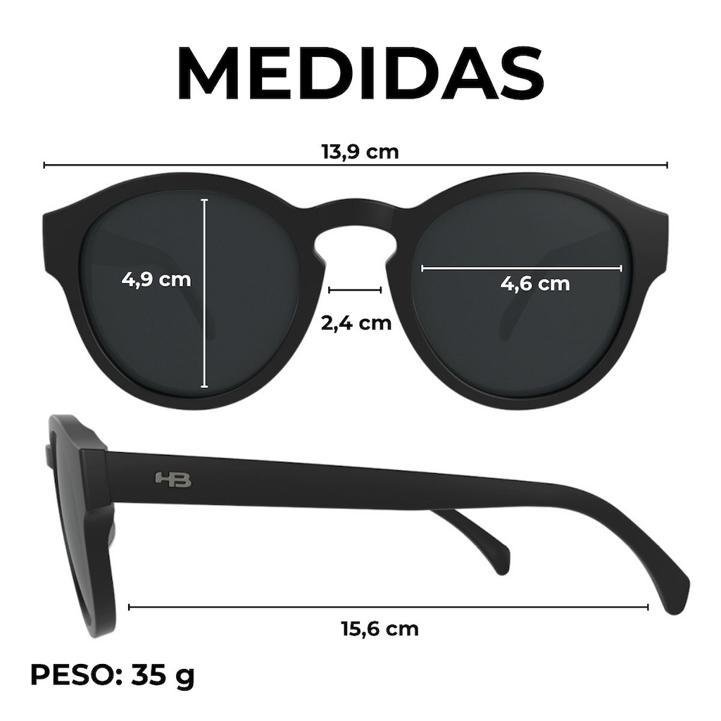 Imagem 4 do produto Óculos de Sol HB Buzz Matte