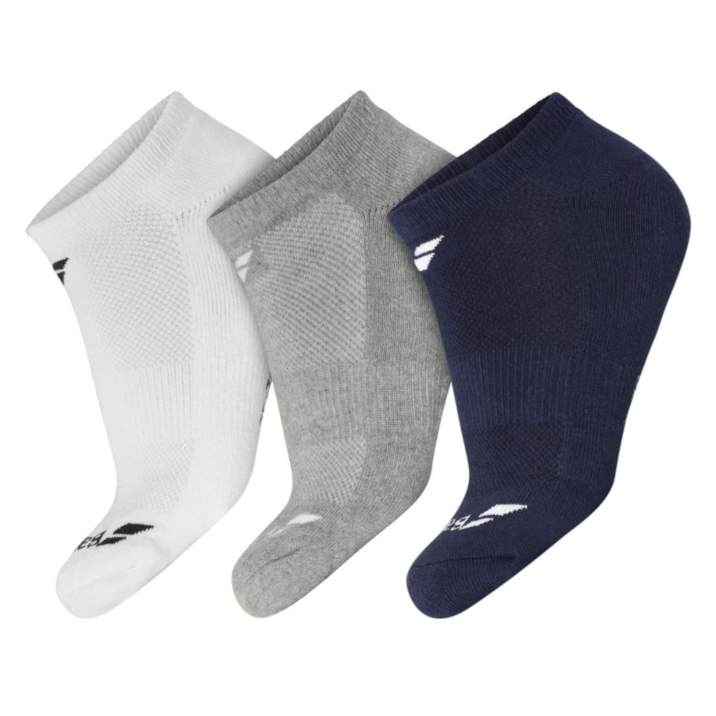 Kit 3 Pares de Meia Babolat Invisible Pack Com 35 ao 38 Feminina