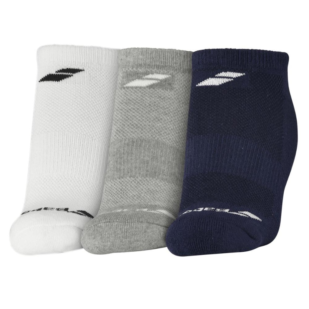 Imagem 3 do produto Kit Com 3 Pares de Meia Babolat Invisible Pack Tamanho 47 ao 49 Masculino