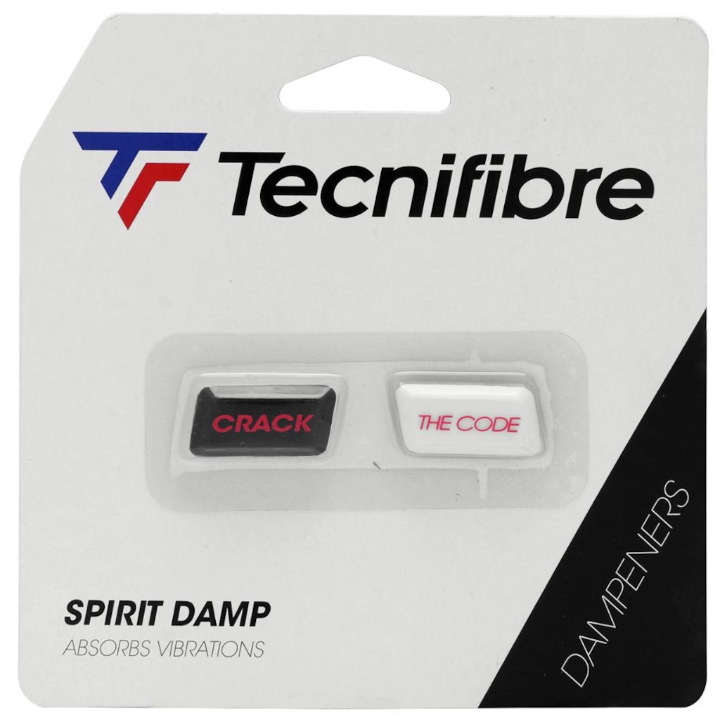 Imagem 5 do produto Antivibrador Tecnifibre Spirit Crack The Code Com 02 Unidades