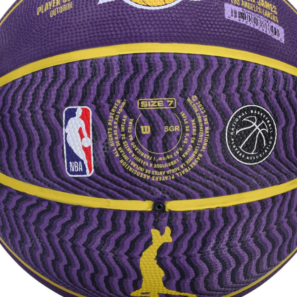 Imagem 5 do produto Bola De Basquete Wilson NBA Player Icon Outdoor Lebron James Tam 7