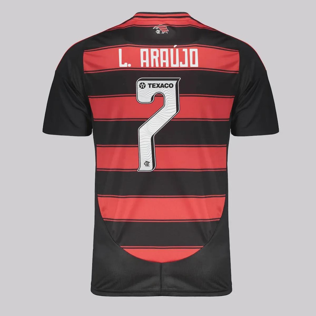 Imagem 1 do produto Camisa Flamengo I 25/26 7 L. Araújo adidas Masculina