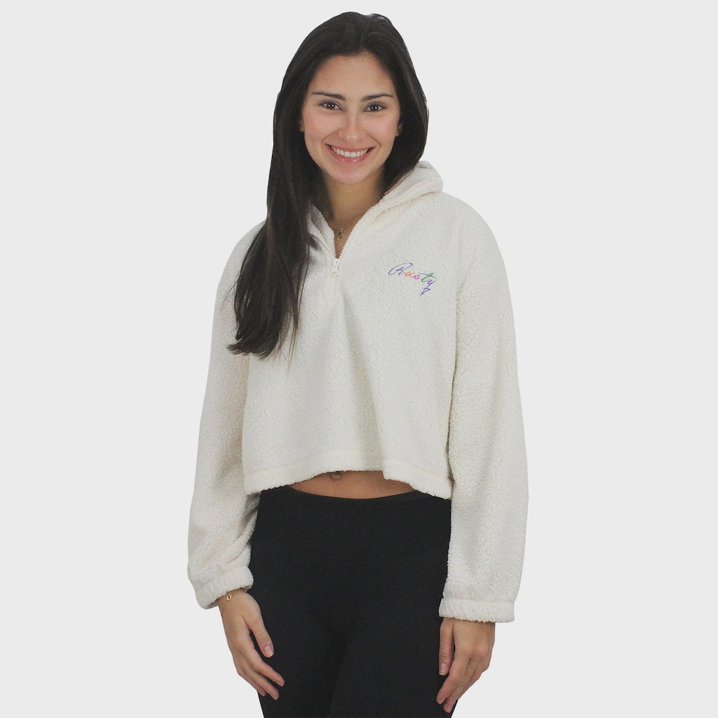 Blusão de Moletom Rusty Colors Feminino
