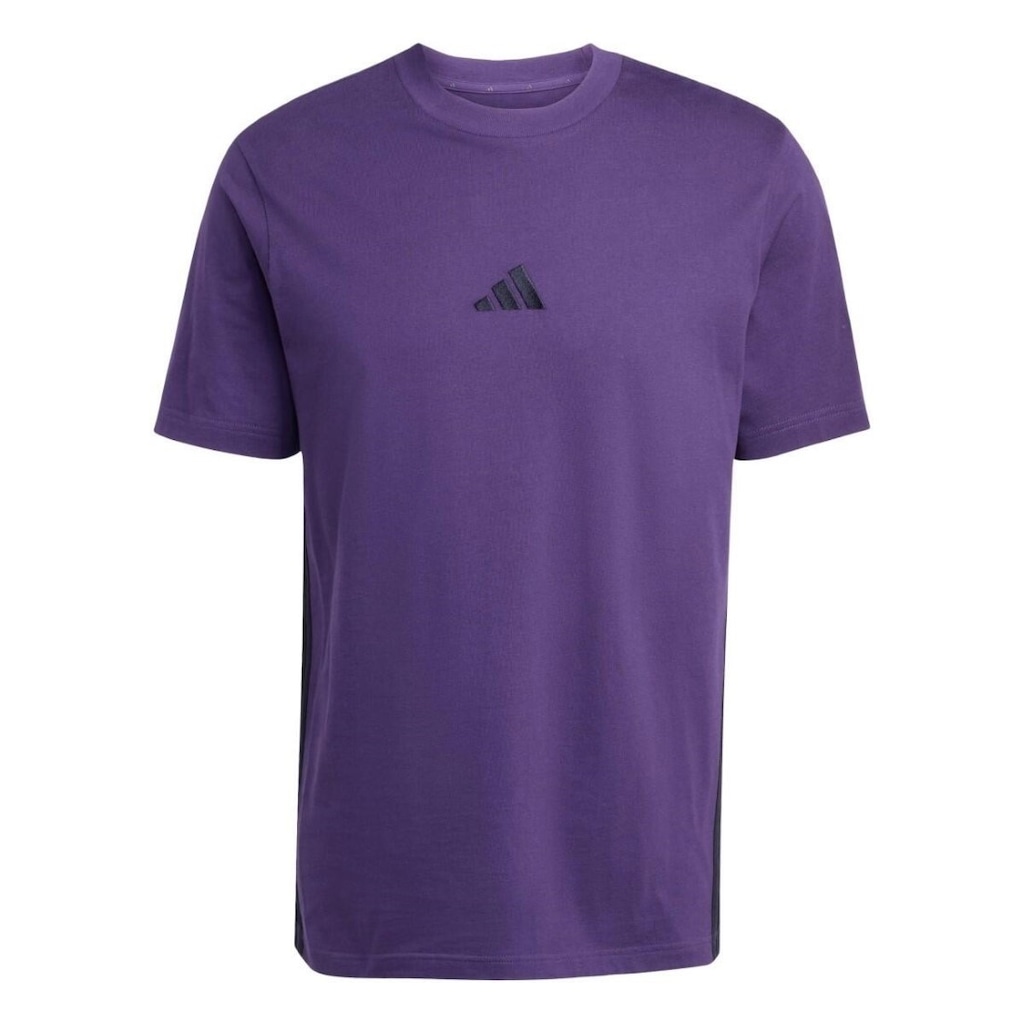 Camiseta Masculina Adidas Algodão 3 Listras