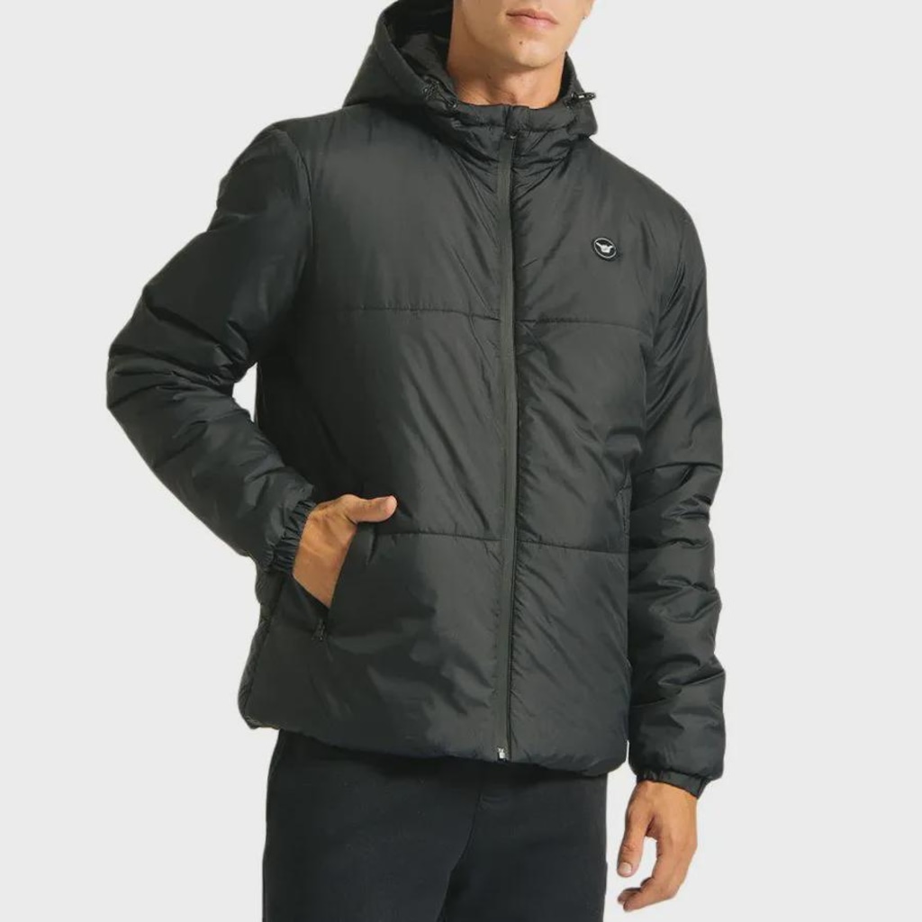 Jaqueta Masculina Hang Loose com Capuz Puffer Bond