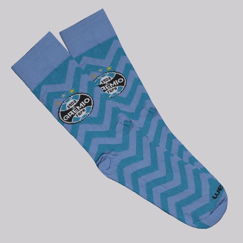 Meia Cano Alto do Grêmio Futfanatics Casual Unissex