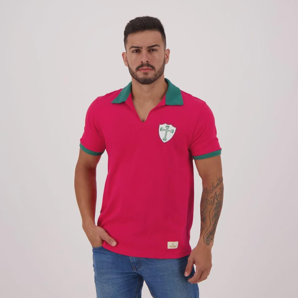 Camisa do Portuguesa 1955 Futfanatics Retrô Masculina