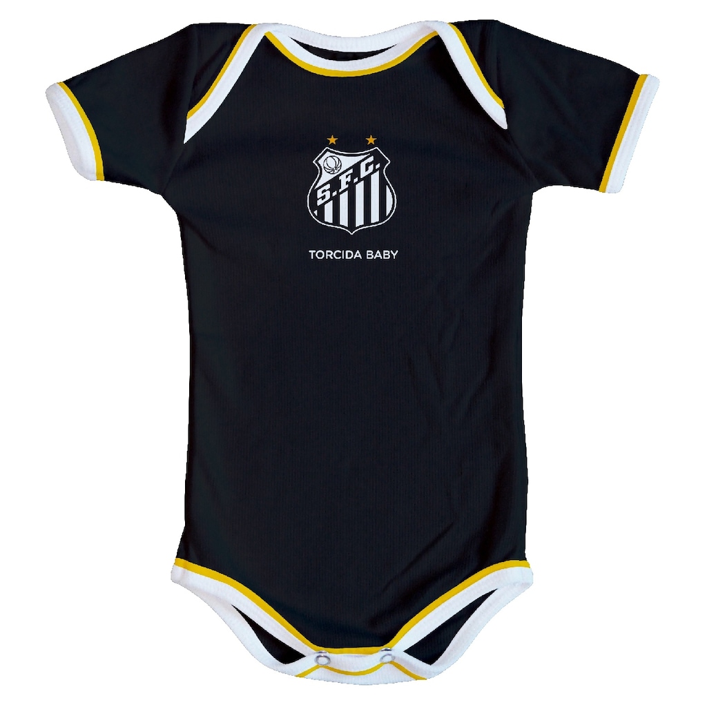 Body Infantil do Santos Torcida Baby