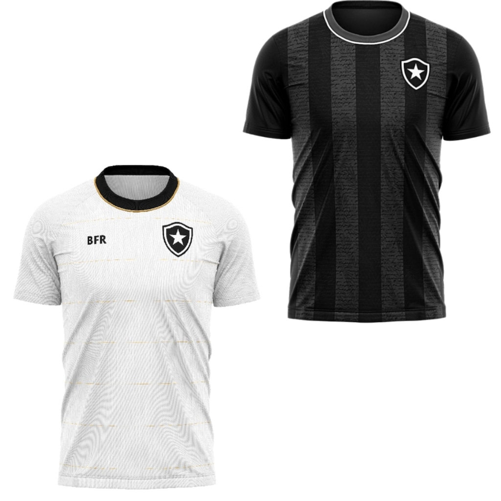 Kit 2 Camisas do Botafogo Bens + Romper Braziline Masculino