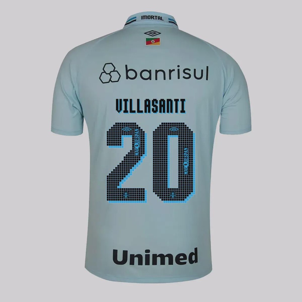 Camisa do Grêmio II 25/26 Umbro 20 Villasanti Masculina