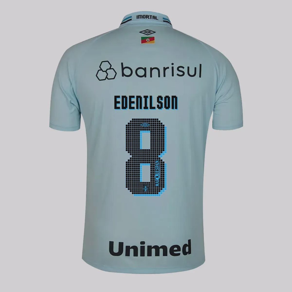 Camisa do Grêmio II 25/26 Umbro 8 Edenilson Masculina