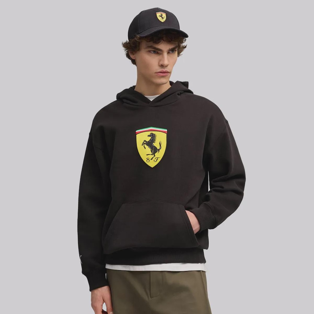 Blusão de Moletom Masculino Puma Ferrari Shield
