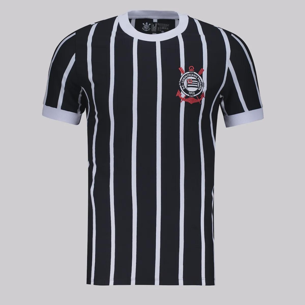 Camisa Corinthians Retrô Número 8 Preto