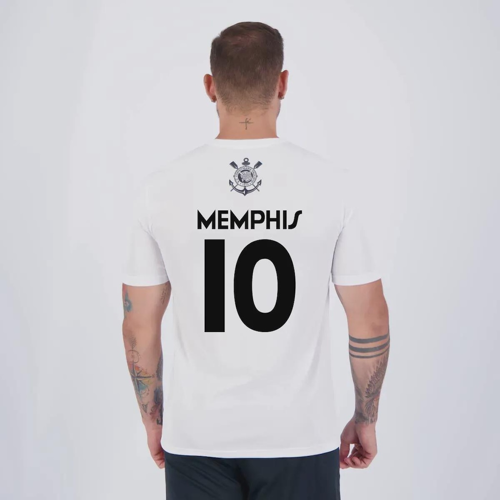 Camisa Corinthians Futfanatics Memphis 10 Masculina