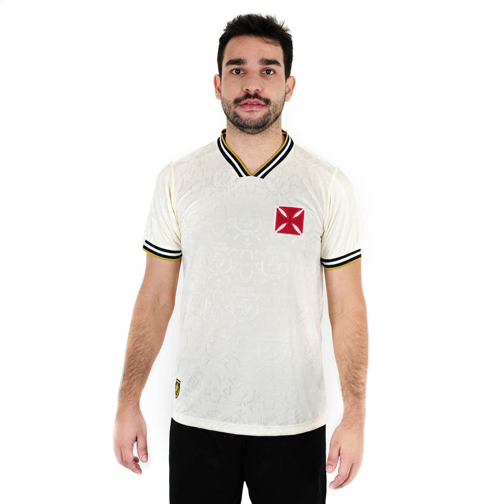 Camisa de Time Masculina RetrôMania Vasco 1974