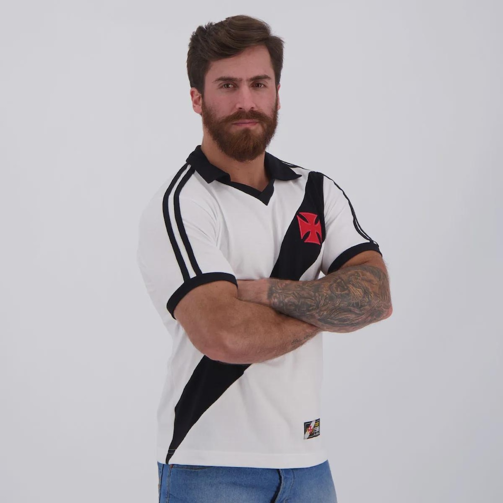 Imagem 5 do produto Camisa do Vasco da Gama FutFanatics Retrô 1988 Masculina