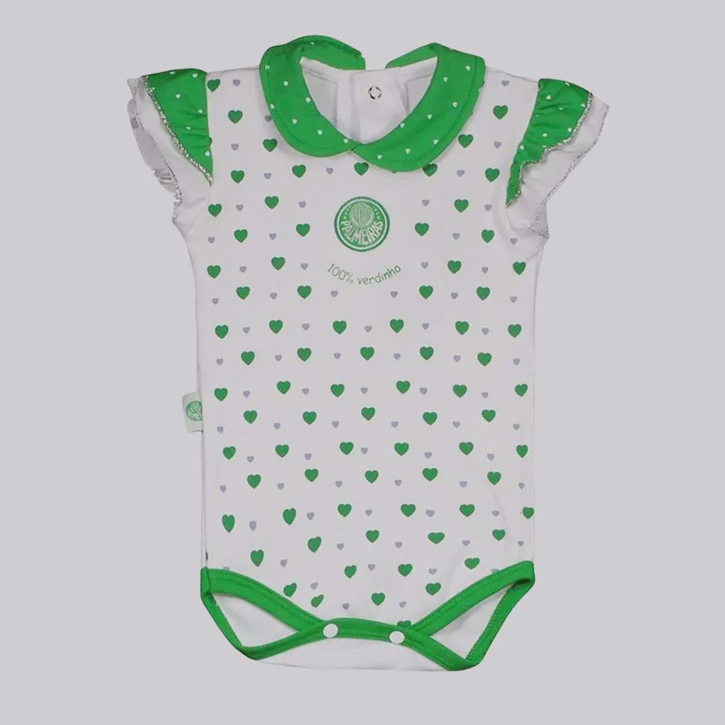 Imagem 2 do produto Body Palmeiras Heart FutFanatics - 2 Unidades - Infantil