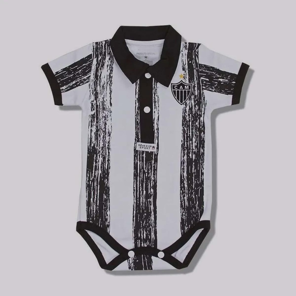 Imagem 3 do produto Body Atlético Mineiro FutFanatics - 2 Unidades - Infantil