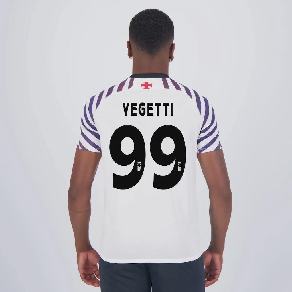 Camisa do Vasco Kappa Aquecimento 2024 99 Vegetti Masculina