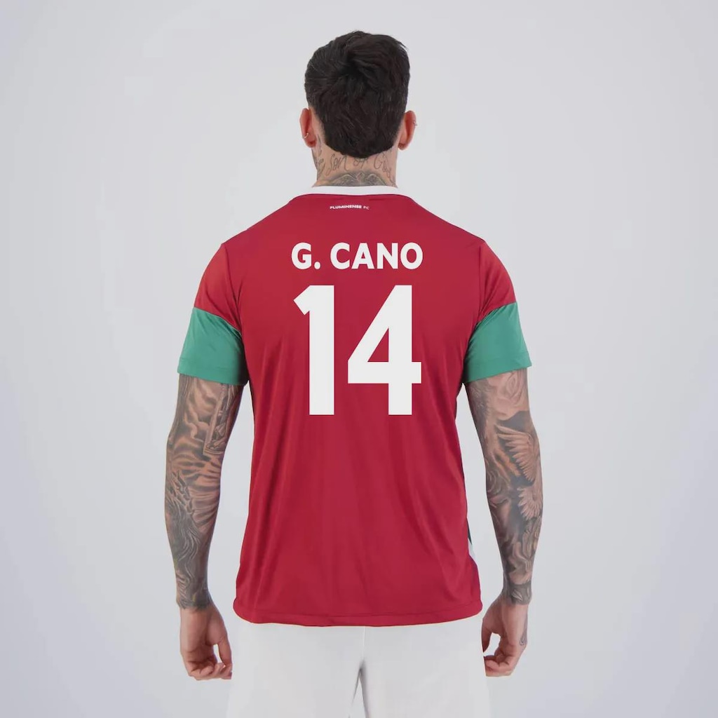 Camisa do Fluminense FutFanatics Cano 14 Raiar Masculina