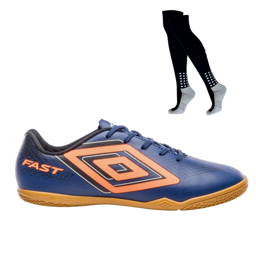 Chuteira Futsal Adulto Umbro Fast Ii + 1 Meião