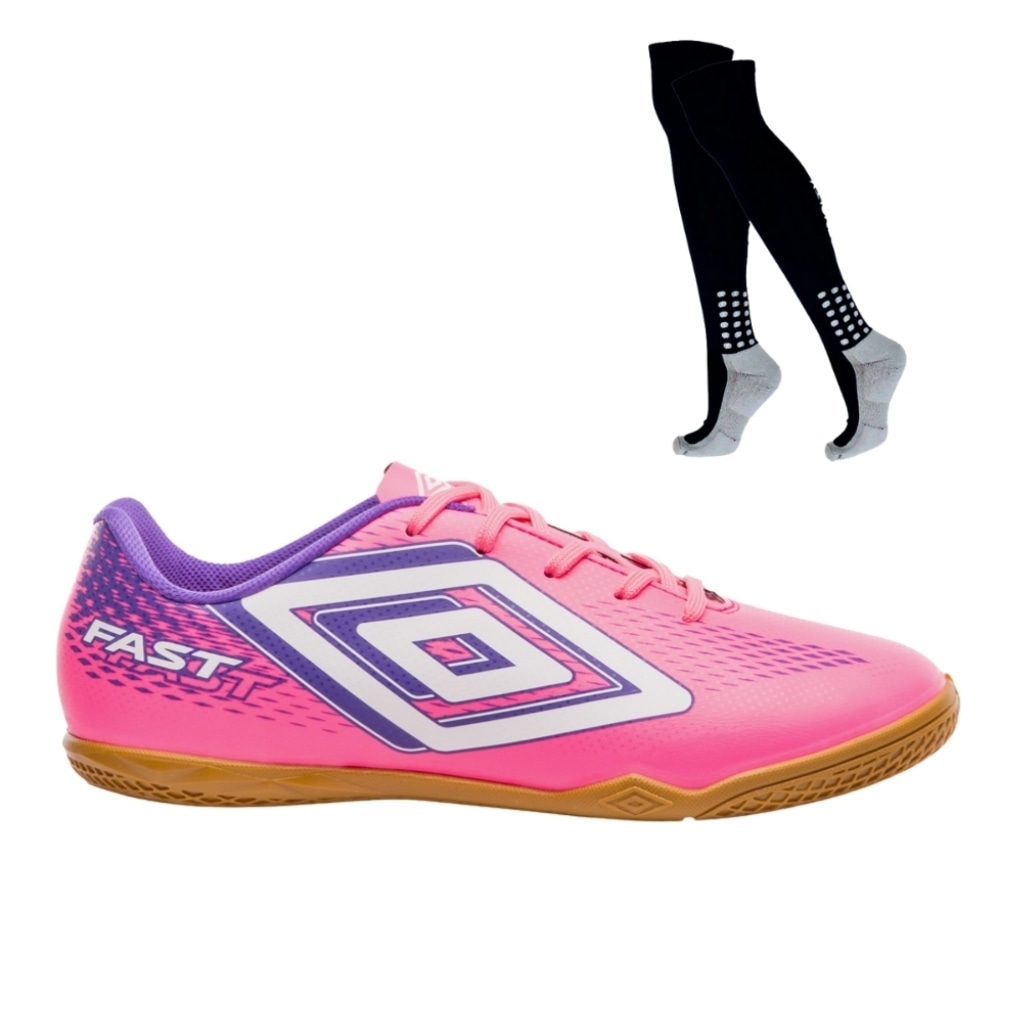 Chuteira Futsal Adulto Umbro Fast Ii + 1 Meião