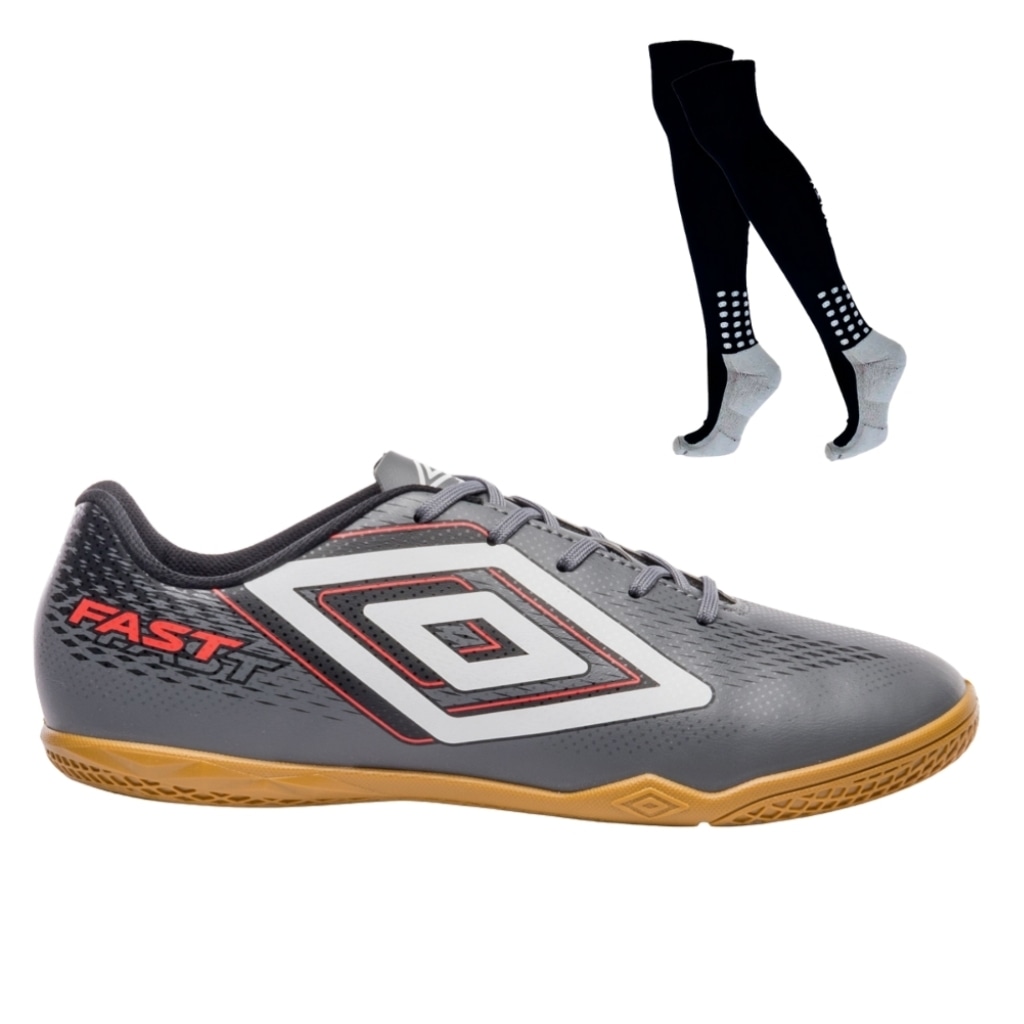 Chuteira Futsal Adulto Umbro Fast Ii + 1 Meião