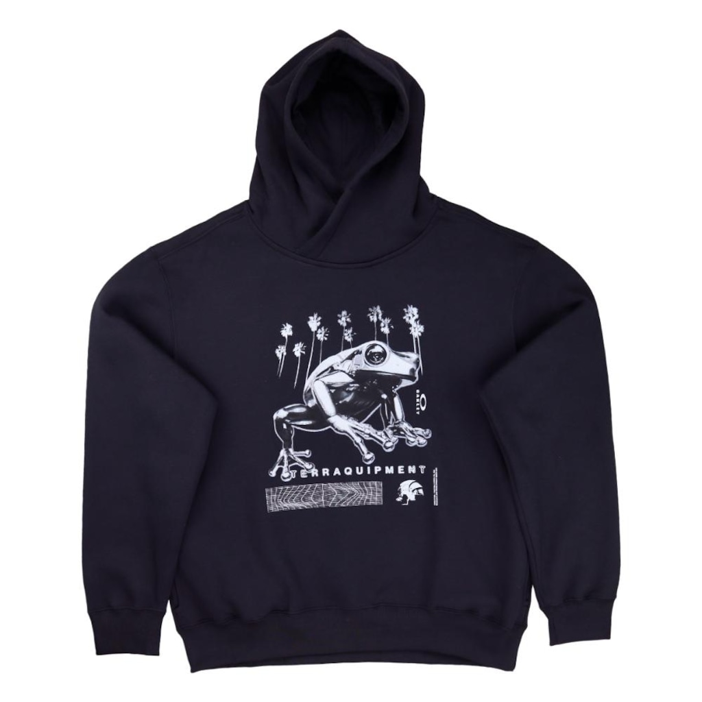 Blusão de Moletom Oakley Frog 2075 Hoodie Oversized Masculino