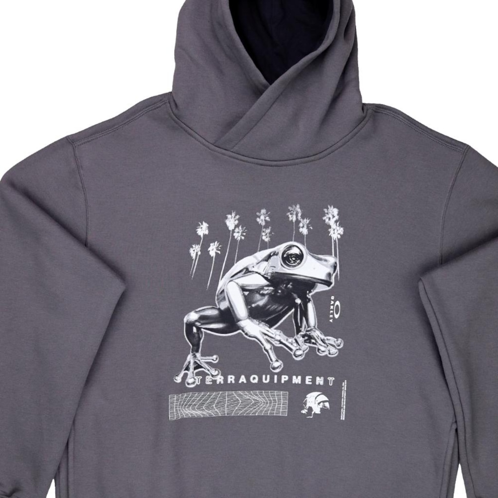 Imagem 3 do produto Blusão de Moletom Oakley Frog 2075 Hoodie Oversized Masculino