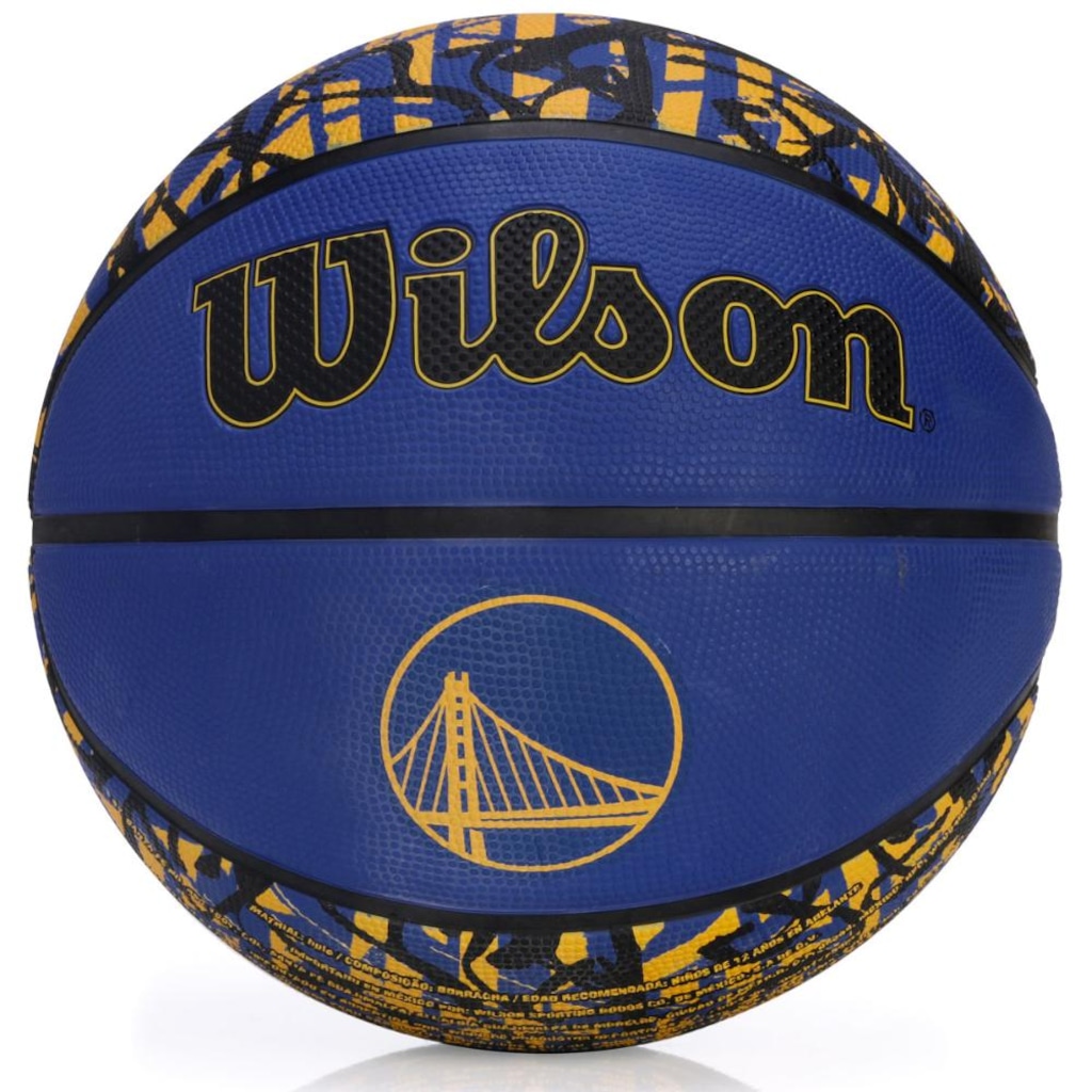 Bola de Basquete Wilson NBA Team Graffiti GS Warriors Tam 7