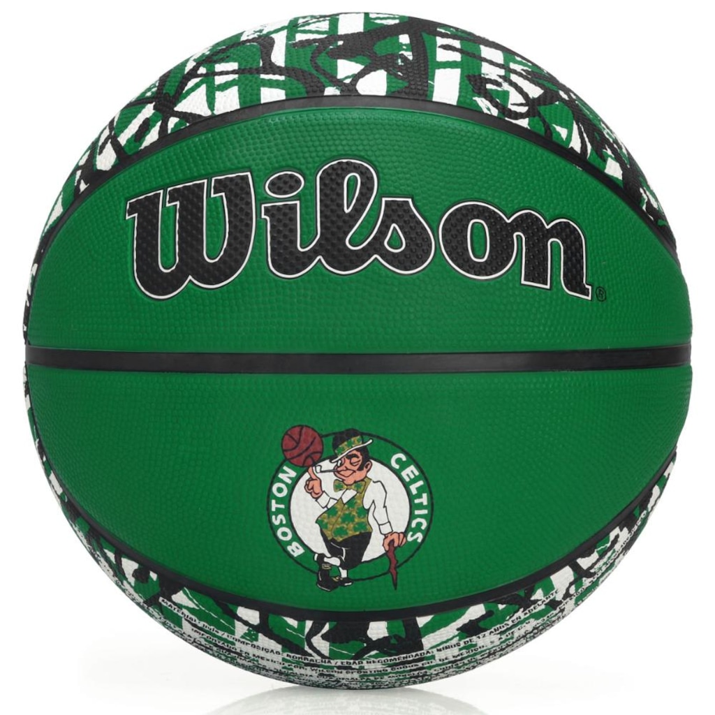 Bola de Basquete Wilson NBA Team Graffiti Boston Celtics